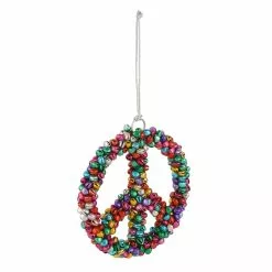 Cheapest ✔️ 5'' Peace Sign with Bell Aluminum ⭐ Christmas Ornament by Ashland® ❤️ -Michaels Store 10698760 2