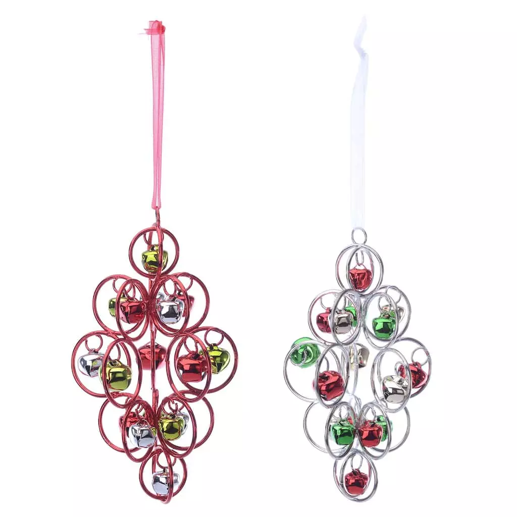 Cheapest 💯 Assorted 3'' Chandelier with Bells Collectible Metal Ornament by Ashland® ✔️ 3 Cheapest 💯 Assorted 3'' Chandelier with Bells Collectible Metal Ornament by Ashland® ✔️