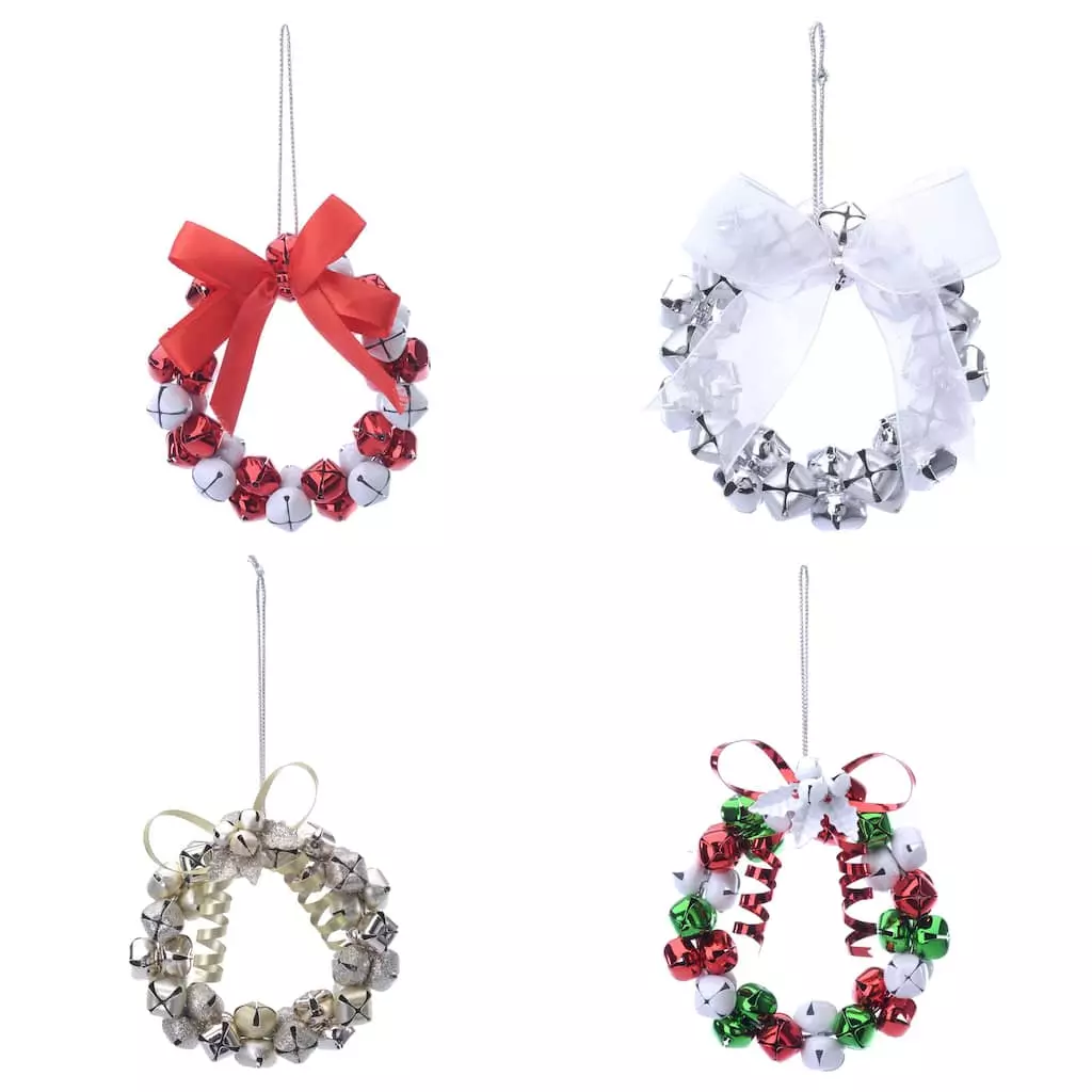 Top 10 ✨ Assorted 4'' Wreath with Bells Collectible Ornament by Ashland® 🔥 3 Top 10 ✨ Assorted 4'' Wreath with Bells Collectible Ornament by Ashland® 🔥