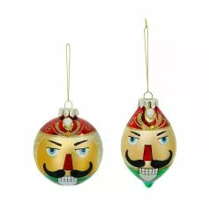 Deals 🤩 Assorted 4'' Nutcracker Collectible Glass 🥰 Christmas Ornament by Ashland® ⌛