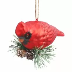 New 😉 Glass Red Cardinal Ornament by Ashland® Christmas 💯 -Michaels Store 10698789 2