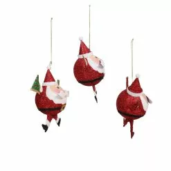 New 🔔 Assorted Glitter Santa Ornament by Ashland® 🧨 -Michaels Store 10698793 2