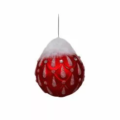 Discount 👏 Glitter & Feather Glass Ball Ornament by Ashland® ✔️