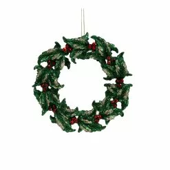 Best deal 🔔 Green Glitter Wreath Ornament by Ashland® ❤️