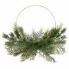 Brand new 🤩 20" Pine & Gold Hoop Wreath by Ashland® Christmas ✔️ -Michaels Store 10698872 1