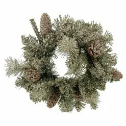Deals 🤩 12" Flocked Pine & Pinecone Wreath by Ashland® Christmas 😍