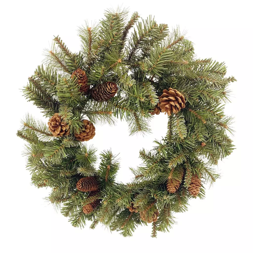 Wholesale ✨ 22" Pine & Pinecone Wreath by Ashland® 🤩 Christmas 🌟 3 Wholesale ✨ 22" Pine & Pinecone Wreath by Ashland® 🤩 Christmas 🌟