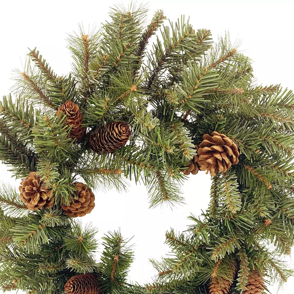 Wholesale ✨ 22" Pine & Pinecone Wreath by Ashland® 🤩 Christmas 🌟 4 Wholesale ✨ 22" Pine & Pinecone Wreath by Ashland® 🤩 Christmas 🌟 - Image 2