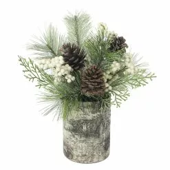 Budget 👏 11.5" Pine, Berry & Snow Arrangement by Ashland® 😀