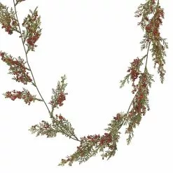 Cheap 🎉 5ft. Icy Juniper Berry Coiled Garland by Ashland® ❤️
