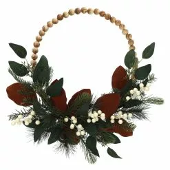 Brand new 🎁 24" Pine, Berry & Eucalyptus Bead Hoop Wreath by Ashland® ⭐