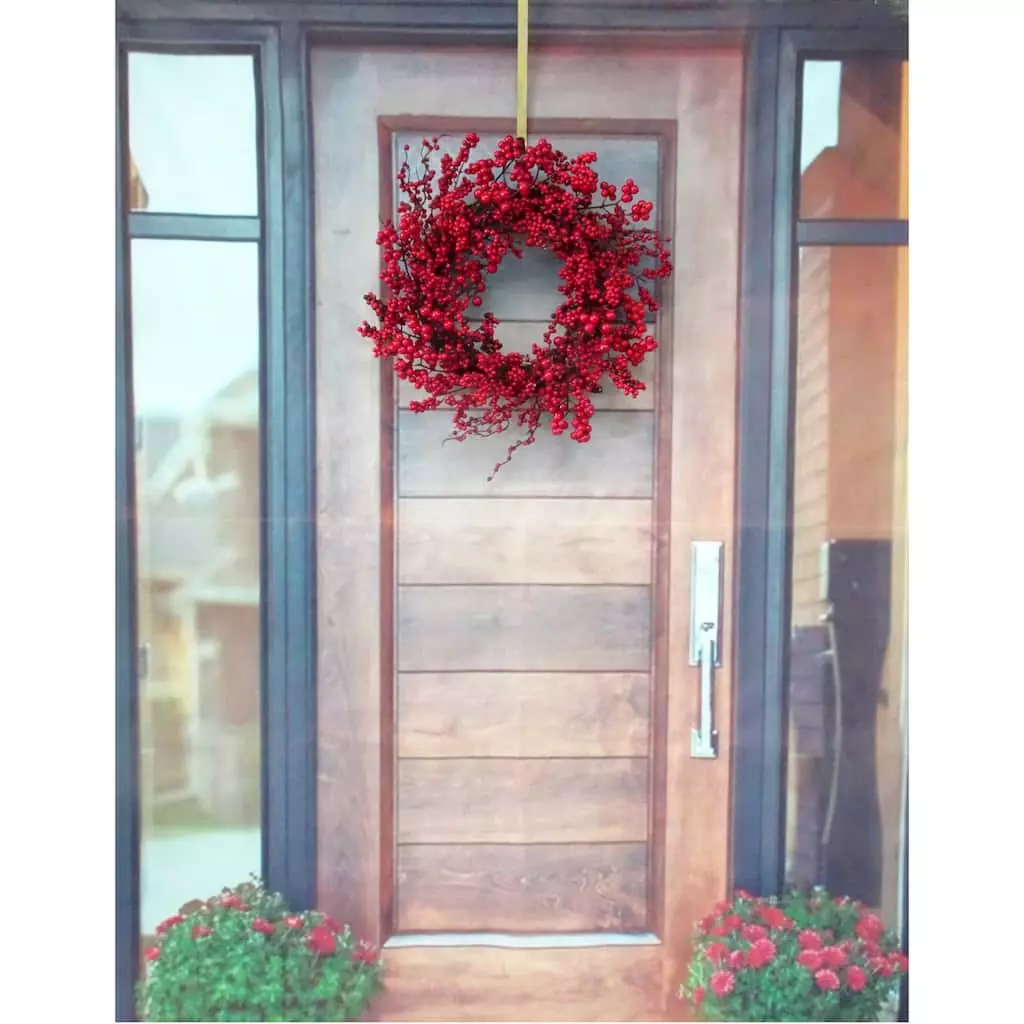 Promo ❤️ 21" Red Berry Wreath by Ashland® ❤️ 4 Promo ❤️ 21" Red Berry Wreath by Ashland® ❤️ - Image 2