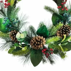 Buy 🥰 24" Eucalyptus & Blueberry Half Wreath by Ashland® ✨ 5 Buy 🥰 24" Eucalyptus & Blueberry Half Wreath by Ashland® ✨ -Michaels Store 10698915 2