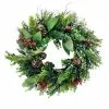 Brand new 💯 24" Sugar Eucalyptus, Red Berry & Pinecone Wreath by Ashland® 😉 -Michaels Store 10698916 1