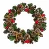 Cheap ✨ 22" Red Berry, Pinecone & Cinnamon Stick Wreath by Ashland® 🔔 -Michaels Store 10698922 1