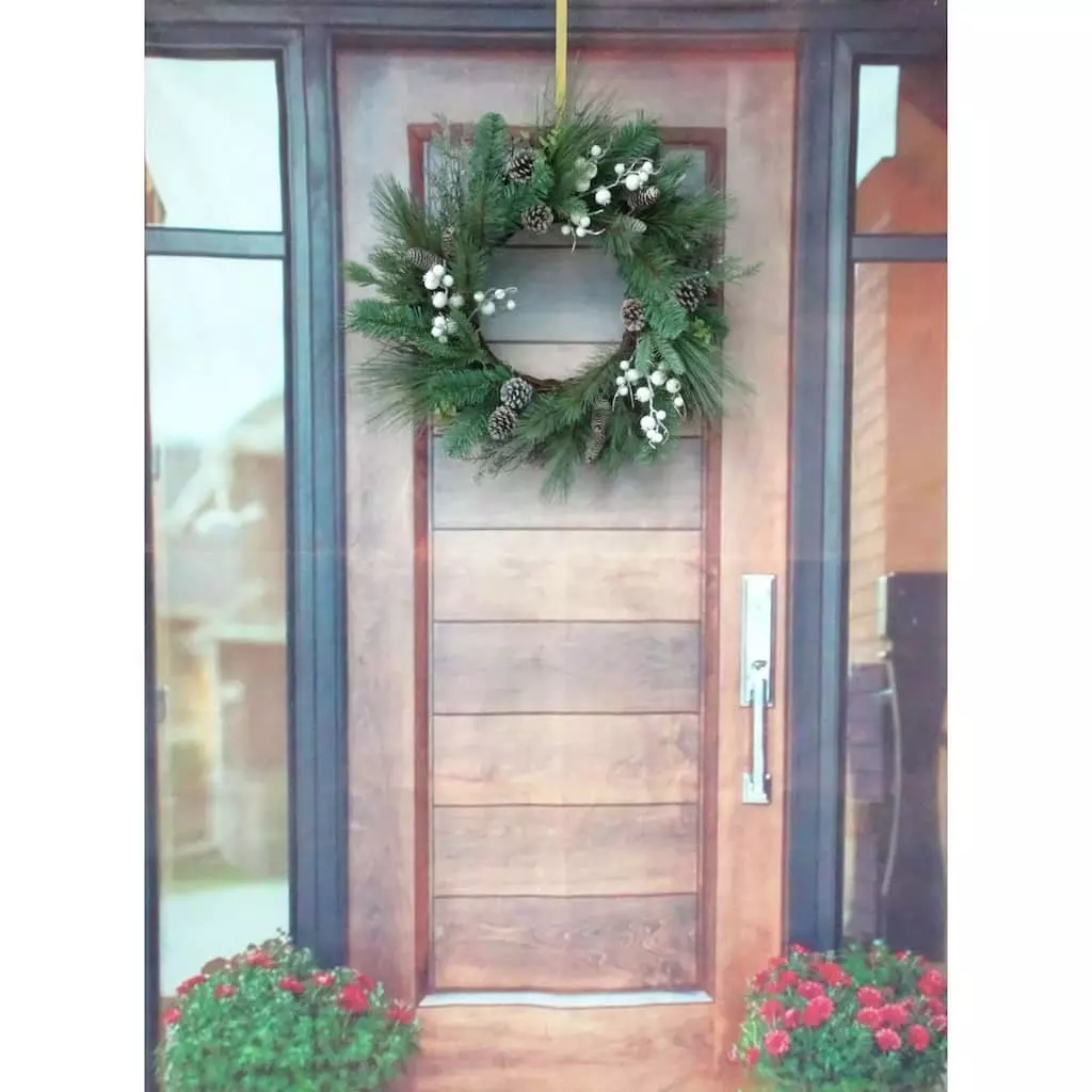 Best Sale ⭐ 24" Glittery Berry, Pine & Pinecone Wreath by Ashland® ⭐ 4 Best Sale ⭐ 24" Glittery Berry, Pine & Pinecone Wreath by Ashland® ⭐ - Image 2