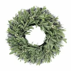 Best deal 👍 22" Mistletoe & White Berry Wreath by Ashland® ⭐