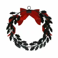 Buy 🌟 16" Berry, Leaves & Bow Metal Wall Wreath by Ashland® ⭐ -Michaels Store 10698959 4