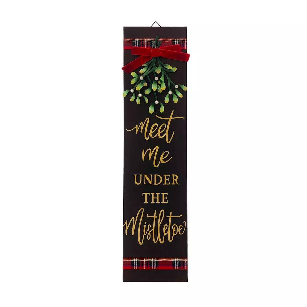 Brand new 🛒 Assorted 24'' Meet Me Mistletoe Wall Sign by Ashland® 🤩 5 Brand new 🛒 Assorted 24'' Meet Me Mistletoe Wall Sign by Ashland® 🤩 - Image 3