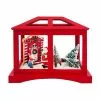Flash Sale 🎁 8'' Red House with Christmas Tree Tabletop Décor by Ashland® 😀