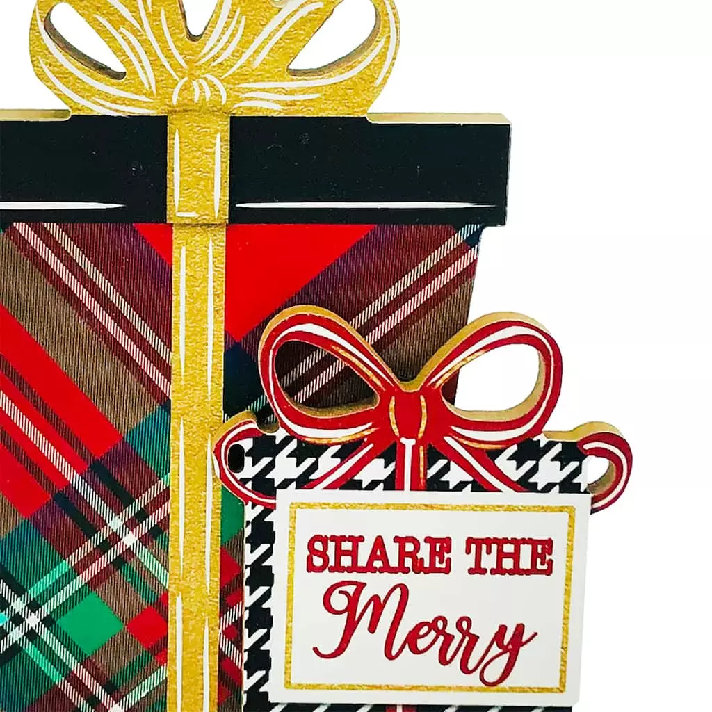 Deals ✔️ 8'' Merry Gift Box Shaped Tabletop Décor by Ashland® 😉 4 Deals ✔️ 8'' Merry Gift Box Shaped Tabletop Décor by Ashland® 😉 - Image 2