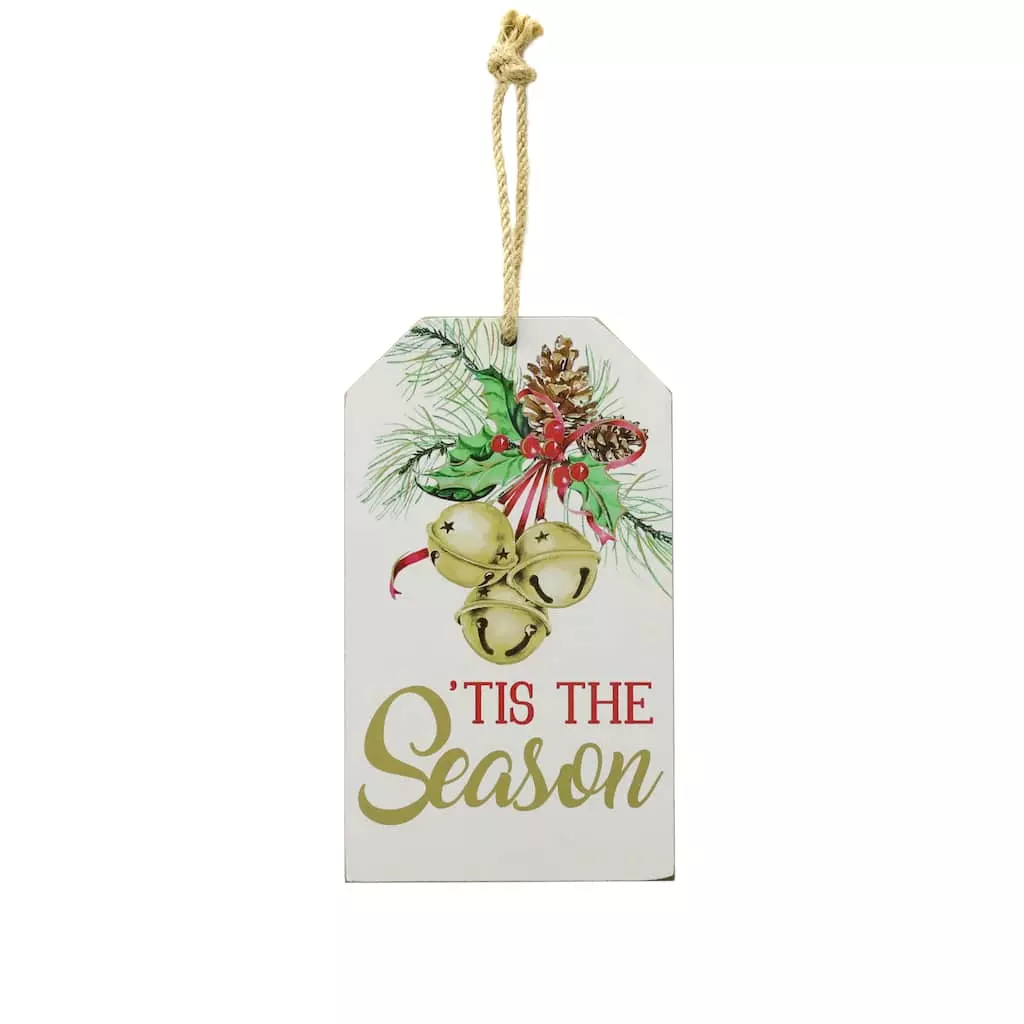 Wholesale 🔔 Assorted 8" Christmas Tag Wall Décor by Ashland® ✨ 4 Wholesale 🔔 Assorted 8" Christmas Tag Wall Décor by Ashland® ✨ - Image 2