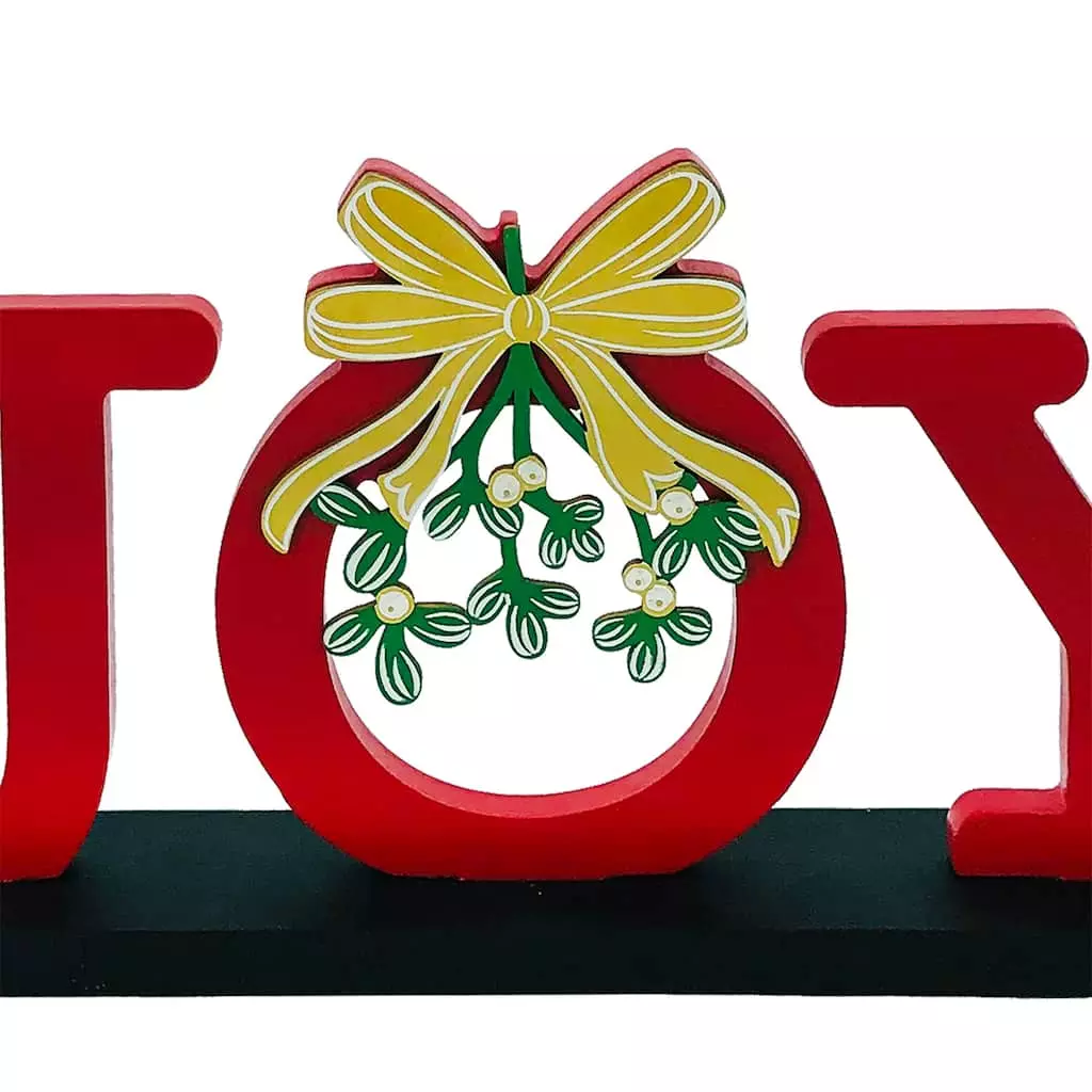 Discount 🤩 11.6'' Joy with Mistletoe Tabletop Sign by Ashland® 👏 4 Discount 🤩 11.6'' Joy with Mistletoe Tabletop Sign by Ashland® 👏 - Image 2