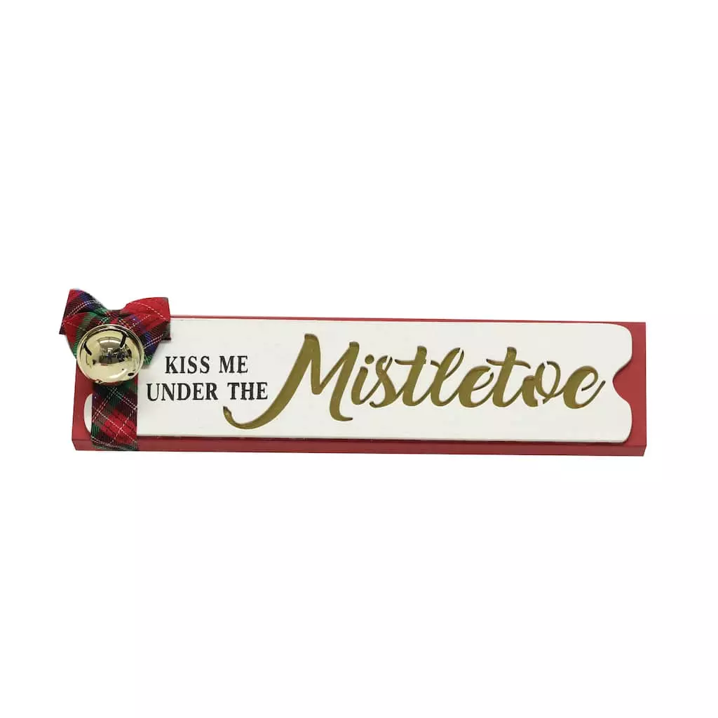 Buy 😀 Assorted 11" Mistletoe & Tis The Season Tabletop Sign by Ashland® ⭐ 4 Buy 😀 Assorted 11" Mistletoe & Tis The Season Tabletop Sign by Ashland® ⭐ - Image 2
