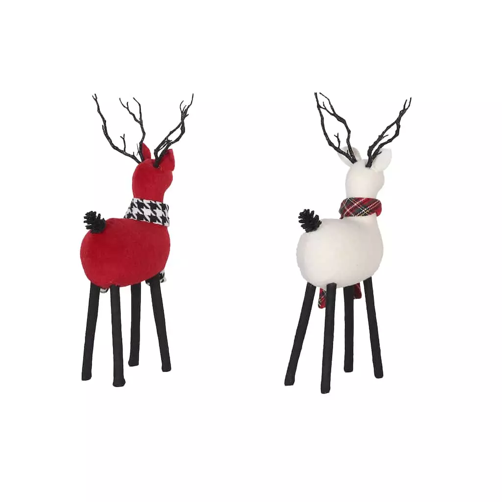 Hot Sale ⭐ Assorted 18" Deer with Scarf Tabletop Accent by Ashland® ❤️ 4 Hot Sale ⭐ Assorted 18" Deer with Scarf Tabletop Accent by Ashland® ❤️ - Image 2