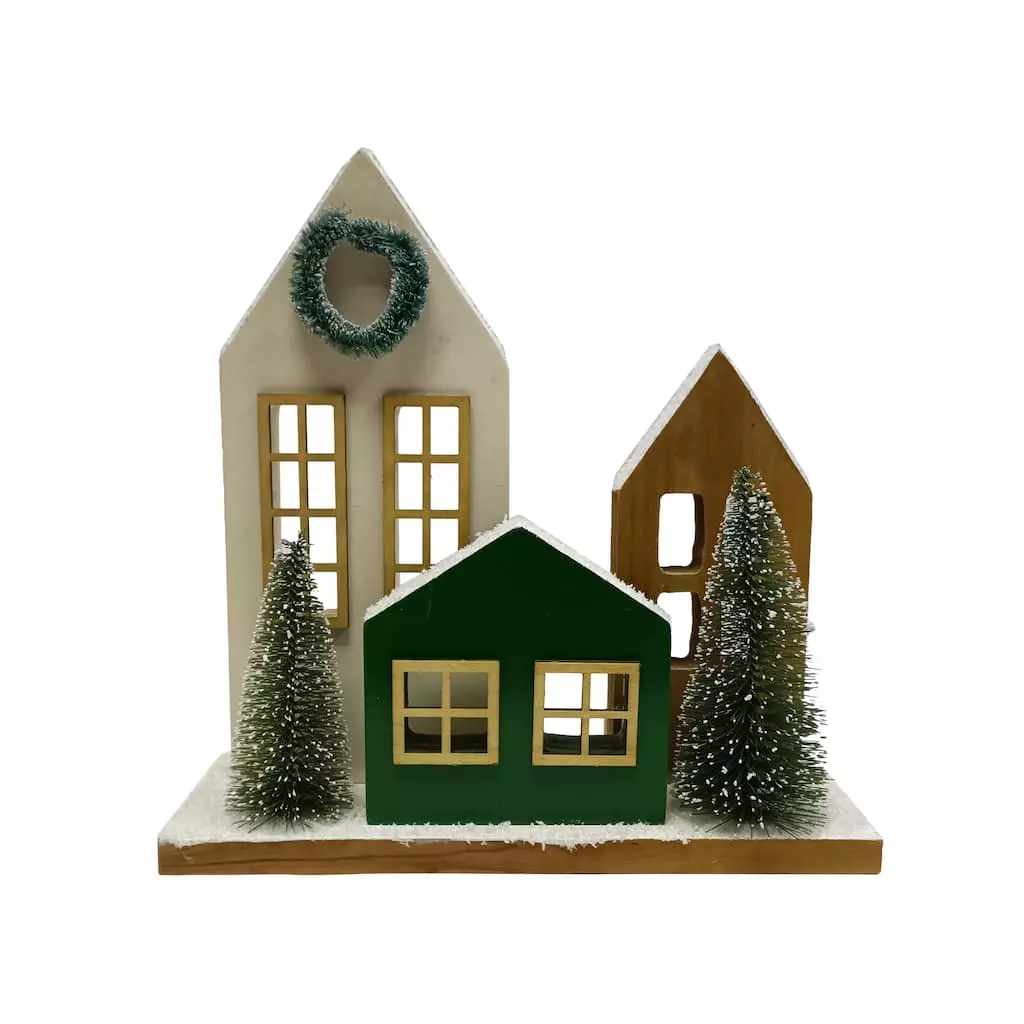 Flash Sale ⭐ Assorted 9.5" 👏 Christmas Cottage House by Ashland® ⭐ 5 Flash Sale ⭐ Assorted 9.5" 👏 Christmas Cottage House by Ashland® ⭐ - Image 3