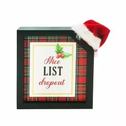 Coupon ⭐ Assorted 6.6'' Block Sign with Santa Hat Tabletop Décor by Ashland® ❤️ -Michaels Store 10699031 3