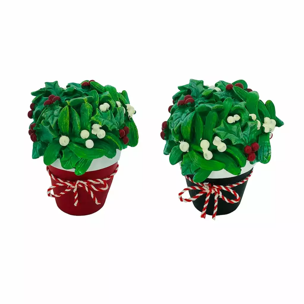 New π Assorted 5'' Potted Artificial Mistletoe Tabletop Décor by Ashland® β€οΈ 3 New π Assorted 5'' Potted Artificial Mistletoe Tabletop Décor by Ashland® β€οΈ