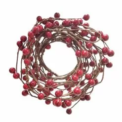 New ⌛ 5ft. Red Berry Coiled Garland by Ashland® ✔️