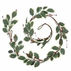 Flash Sale 👍 5ft. Holly Berry Coiled Garland by Ashland® ❤️