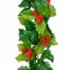 Outlet 🥰 6ft. Red Glitter Holly Berry Chain Garland by Ashland® 🤩 -Michaels Store 10699061 1