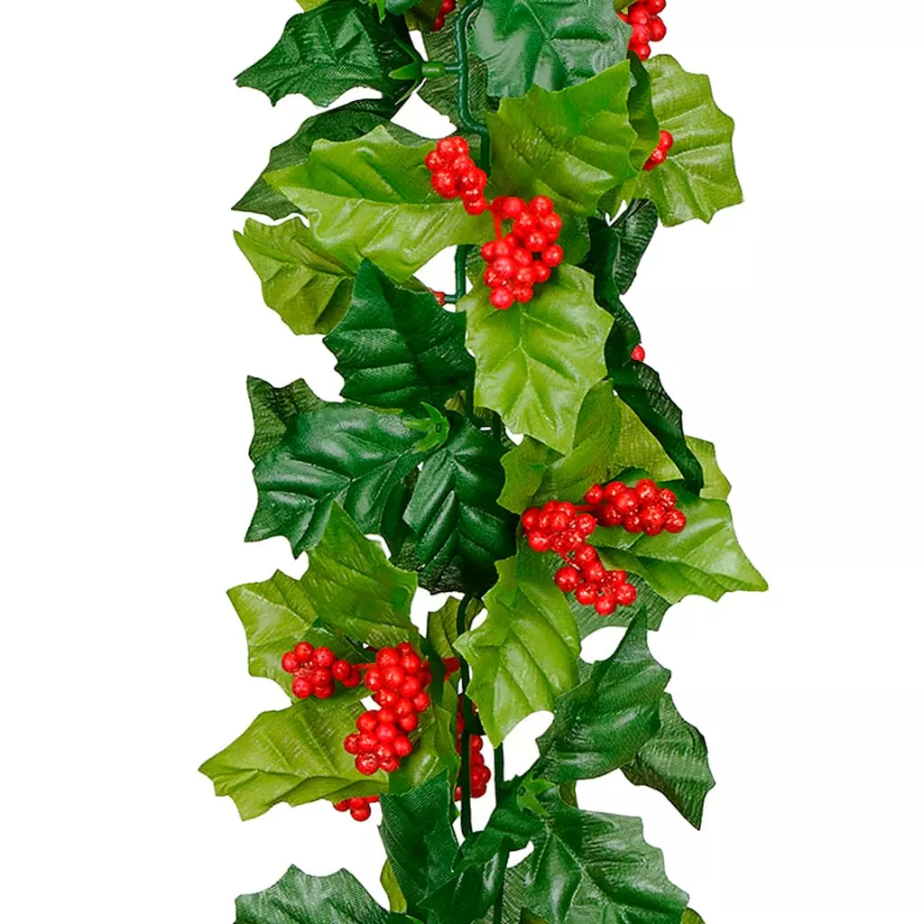Outlet π₯° 6ft. Red Glitter Holly Berry Chain Garland by Ashland® π€© 3 Outlet π₯° 6ft. Red Glitter Holly Berry Chain Garland by Ashland® π€©