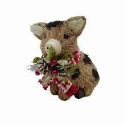 Cheap ✔️ 5" Sitting 🎁 Christmas Pig Accent by Ashland® ⭐