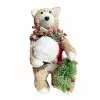 New 😉 9" Standing Bear Accent with 🔔 Christmas Foliage by Ashland® ❤️ -Michaels Store 10699090 1