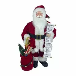 Best Sale 🔥 24" Traditional Santa with List Tabletop Accent by Ashland® 🛒