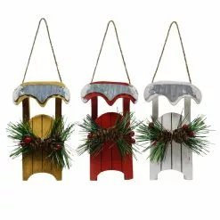 Promo 🛒 Assorted Metal Sled Ornament by Ashland® ❤️
