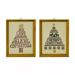 Best Sale 👍 Assorted Framed Christmas Tree Wall Hanging by Ashland® 😉