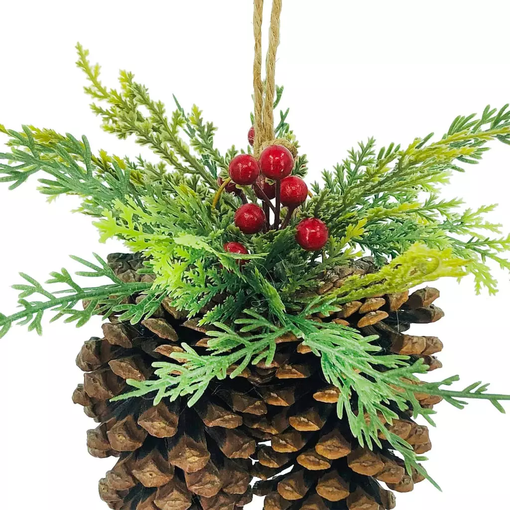 Top 10 😀 8.5" Red Berry & Pinecone Wall Accent by Ashland® 👍 4 Top 10 😀 8.5" Red Berry & Pinecone Wall Accent by Ashland® 👍 - Image 2