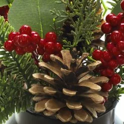 Deals 😉 14" Mixed Pine, Pinecone & Berry Arrangement by Ashland® ❤️ -Michaels Store 10699351 3