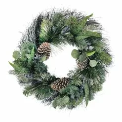 Hot Sale ✨ 24" Snow Pine With Blueberries Wreath by Ashland® 😀
