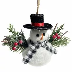 Best Sale 🎉 4.3'' Snowman with Black Hat Christmas Ornament by Ashland® 😍