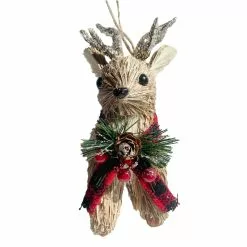 Brand new 😉 6'' Deer with Plaid Scarf Christmas Ornament by Ashland® 🌟