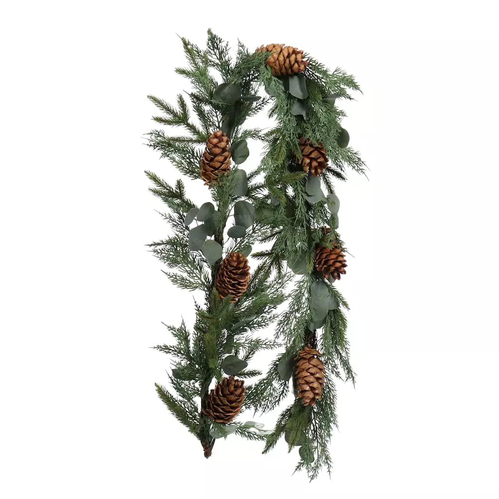 Best Pirce βοΈ 6ft. Mixed Pine, Pinecone & Eucalyptus Garland by Ashland® π― 4 Best Pirce βοΈ 6ft. Mixed Pine, Pinecone & Eucalyptus Garland by Ashland® π― - Image 2