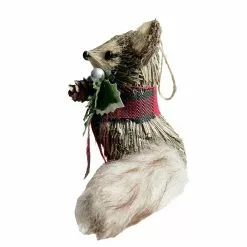 New 😍 4'' Fox with Plaid Scarf ❄ Christmas Ornament by Ashland® ⭐ -Michaels Store 10699396 2