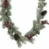 Best deal 🛒 6ft. Flocked Red Berry Pine Garland by Ashland® ⭐