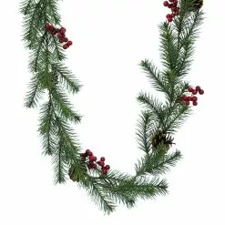 Deals 😍 6ft. Pine & Red Berry Garland by Ashland® 😍
